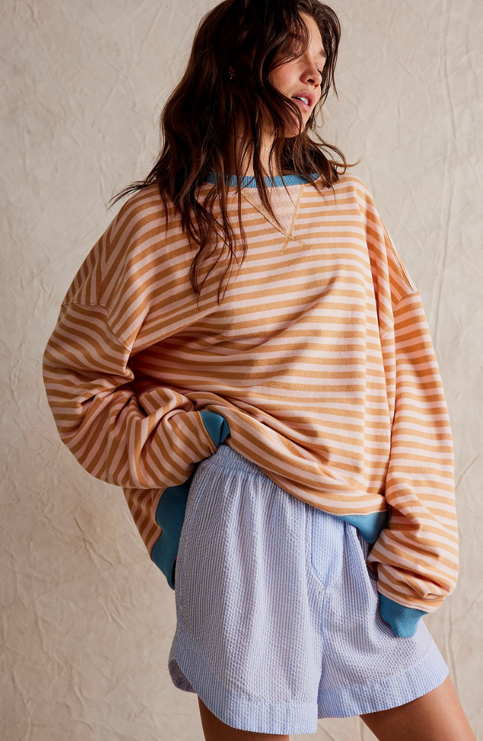 Mila | Oversized Striped Sweater