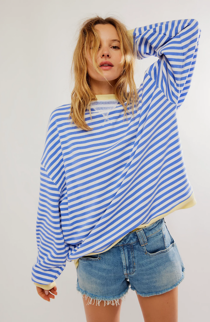 Mila | Oversized Striped Sweater