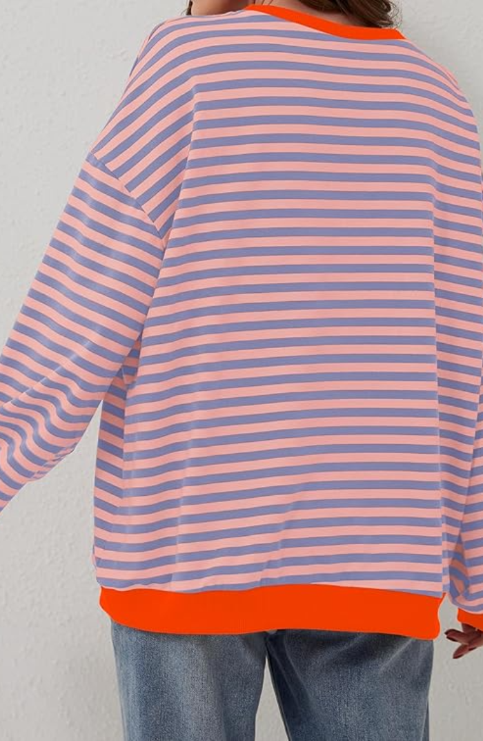 Mila | Oversized Striped Sweater