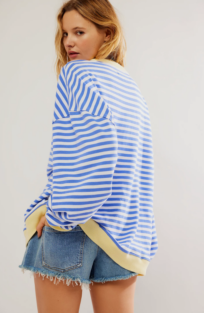 Mila | Oversized Striped Sweater