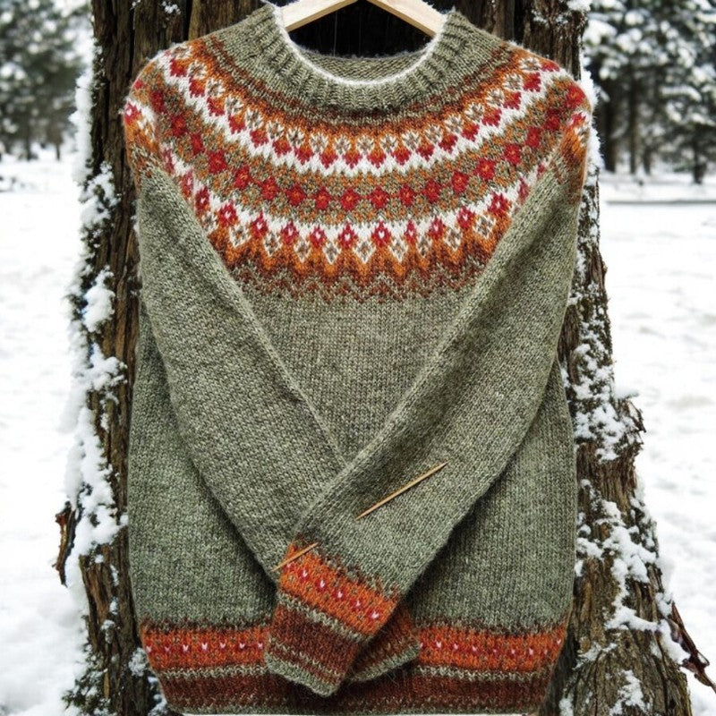 Pamela | Vintage Icelandic Knitted Sweater