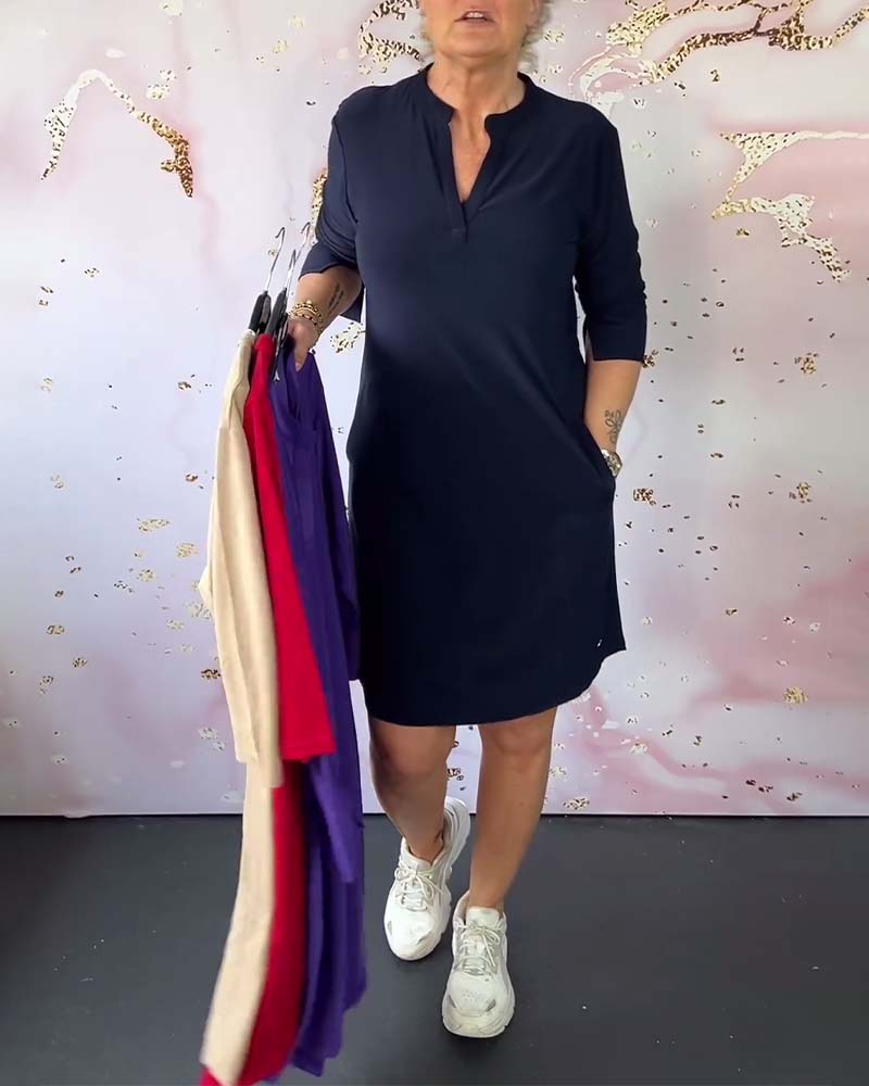 Mayla | Dress with V-neck