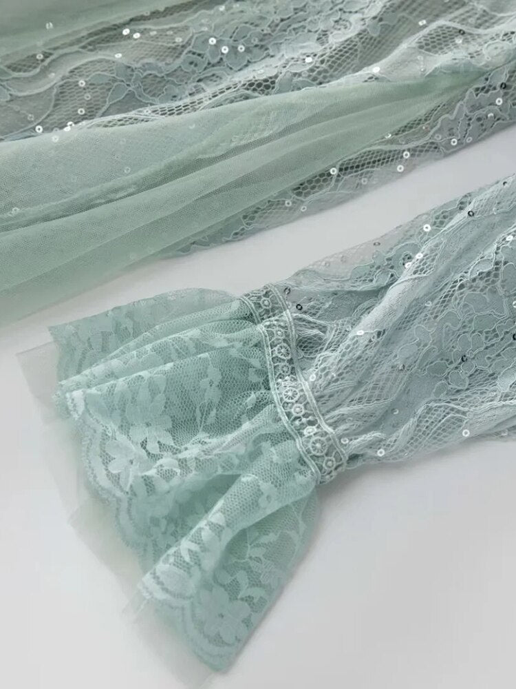 Mala Designer Sequin Dress Threads & Bond