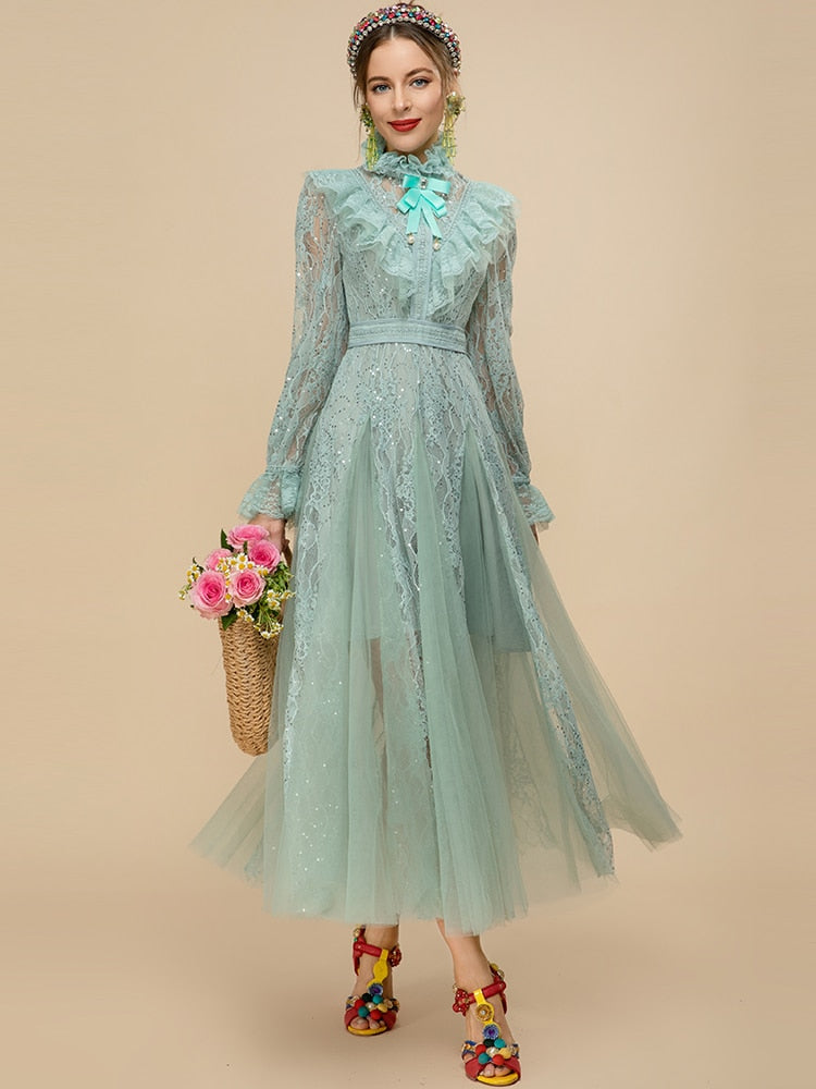 Mala Designer Sequin Dress Threads & Bond