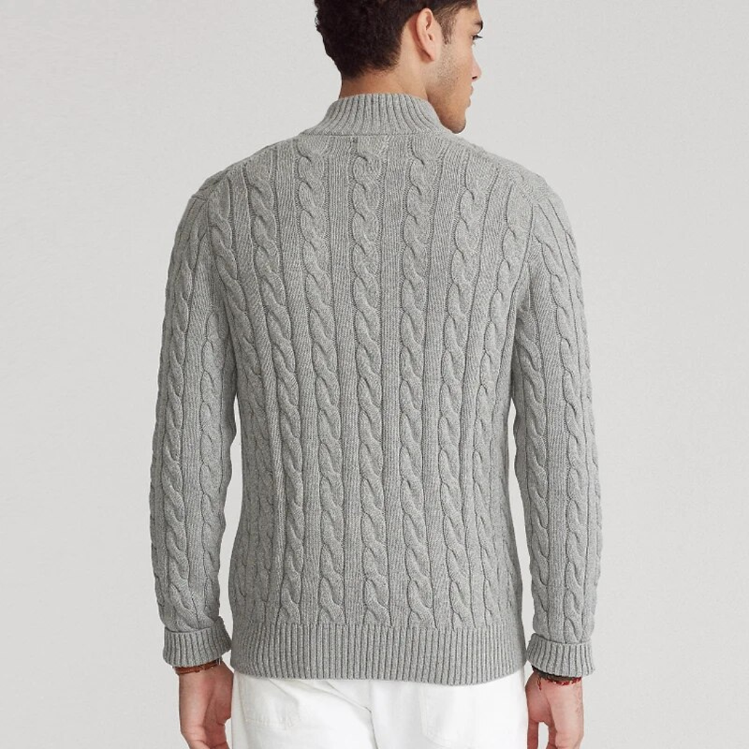 FELIX - PULLOVER WITH HALF ZIPPER