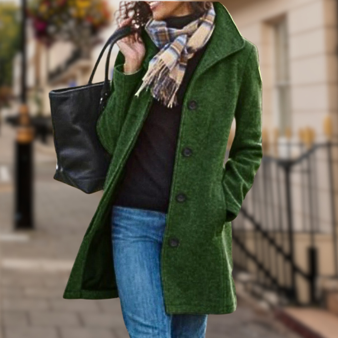 Fiona | Elegant coat with buttons