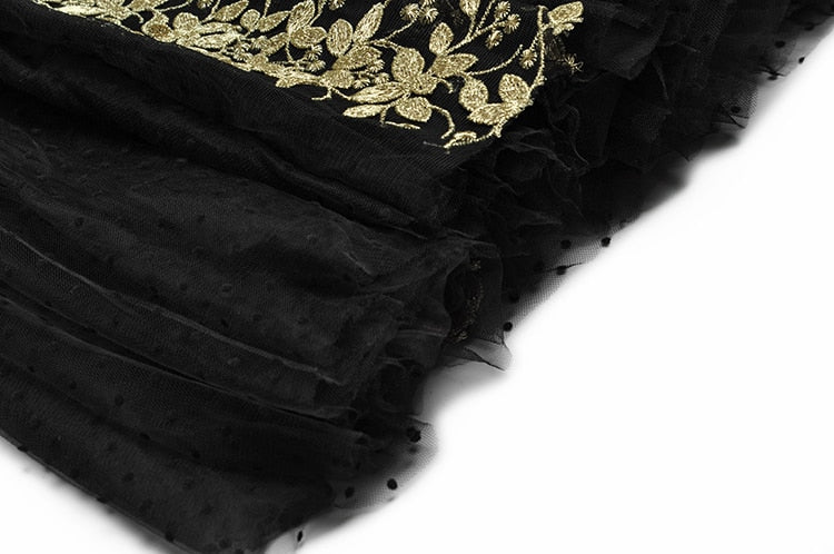 Embroidered Polka Dress Threads & Bond