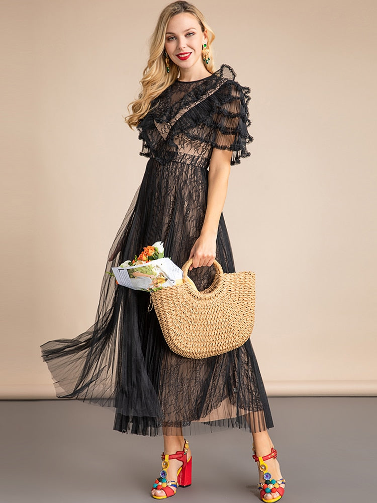 Valentine Lace Dress Threads & Bond