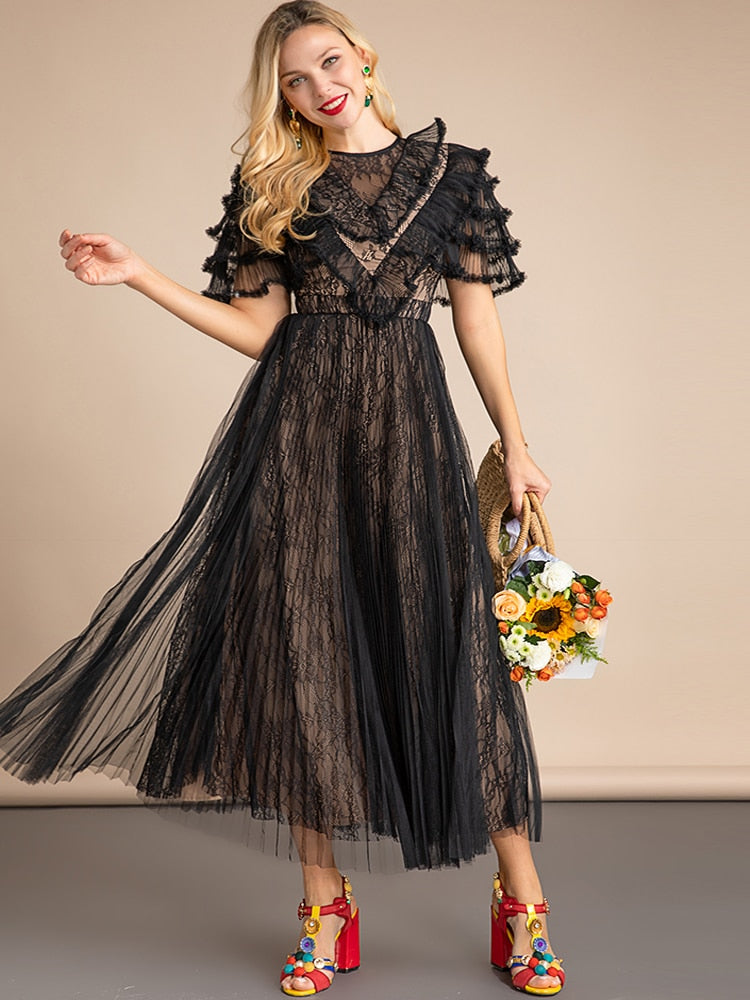Valentine Lace Dress Threads & Bond