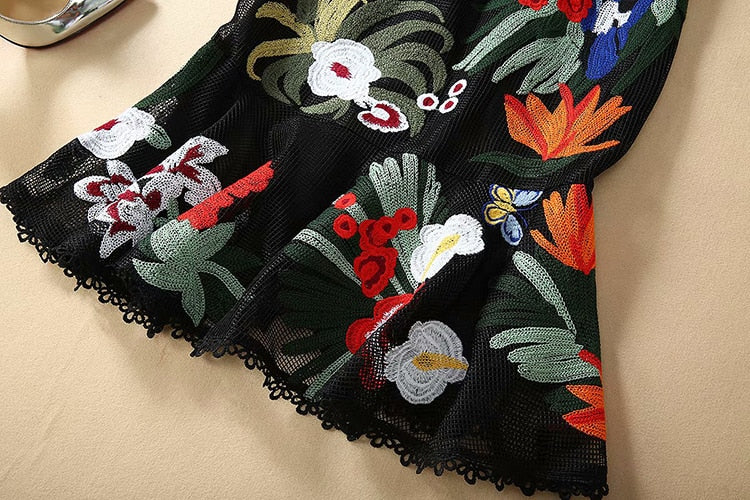 Bloom Embroidered Dress Threads & Bond