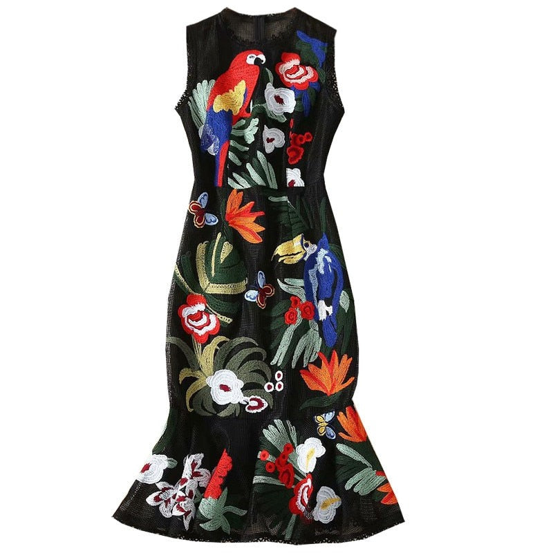 Bloom Embroidered Dress Threads & Bond