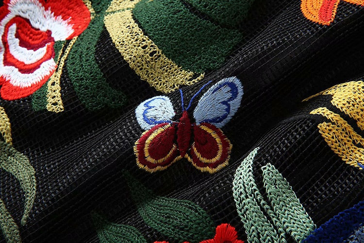 Bloom Embroidered Dress Threads & Bond