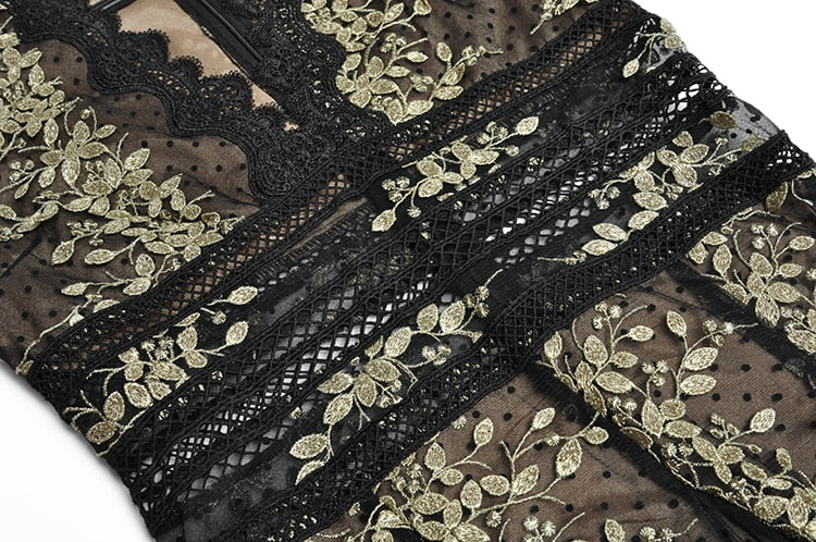 Embroidered Polka Dress Threads & Bond
