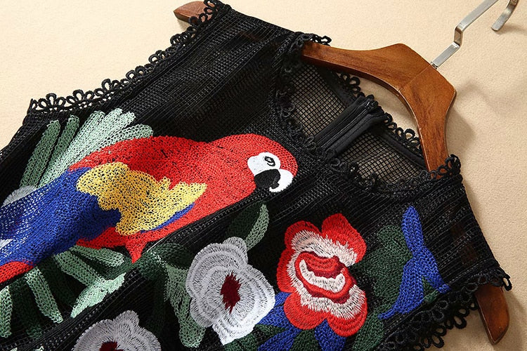 Bloom Embroidered Dress Threads & Bond