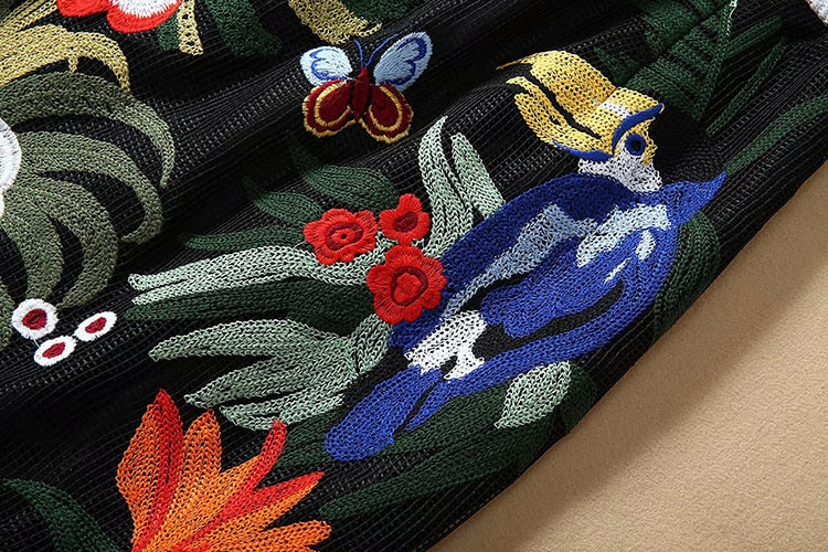 Bloom Embroidered Dress Threads & Bond