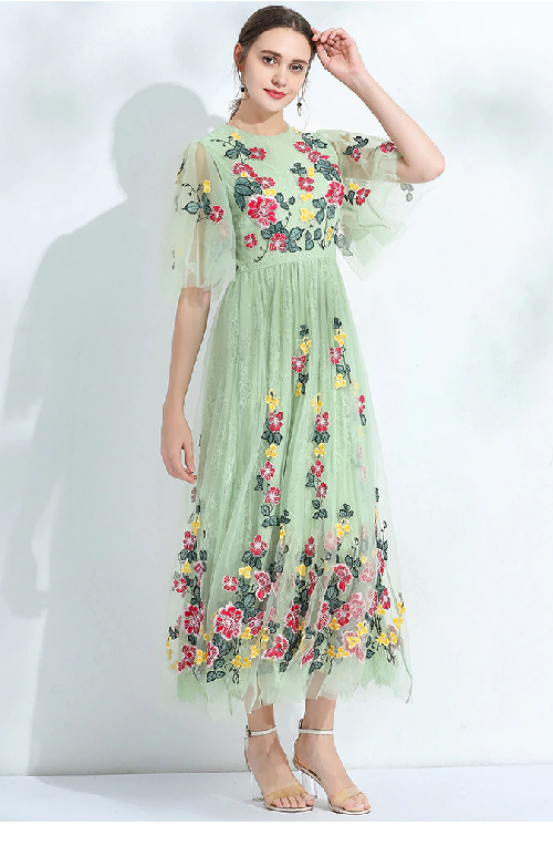 Designer Jenet Dress Threads & Bond