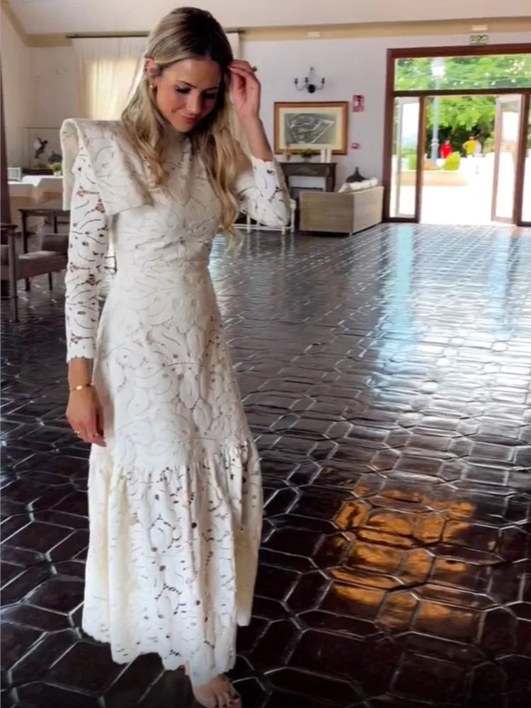 Spring lace Dress Threads & Bond