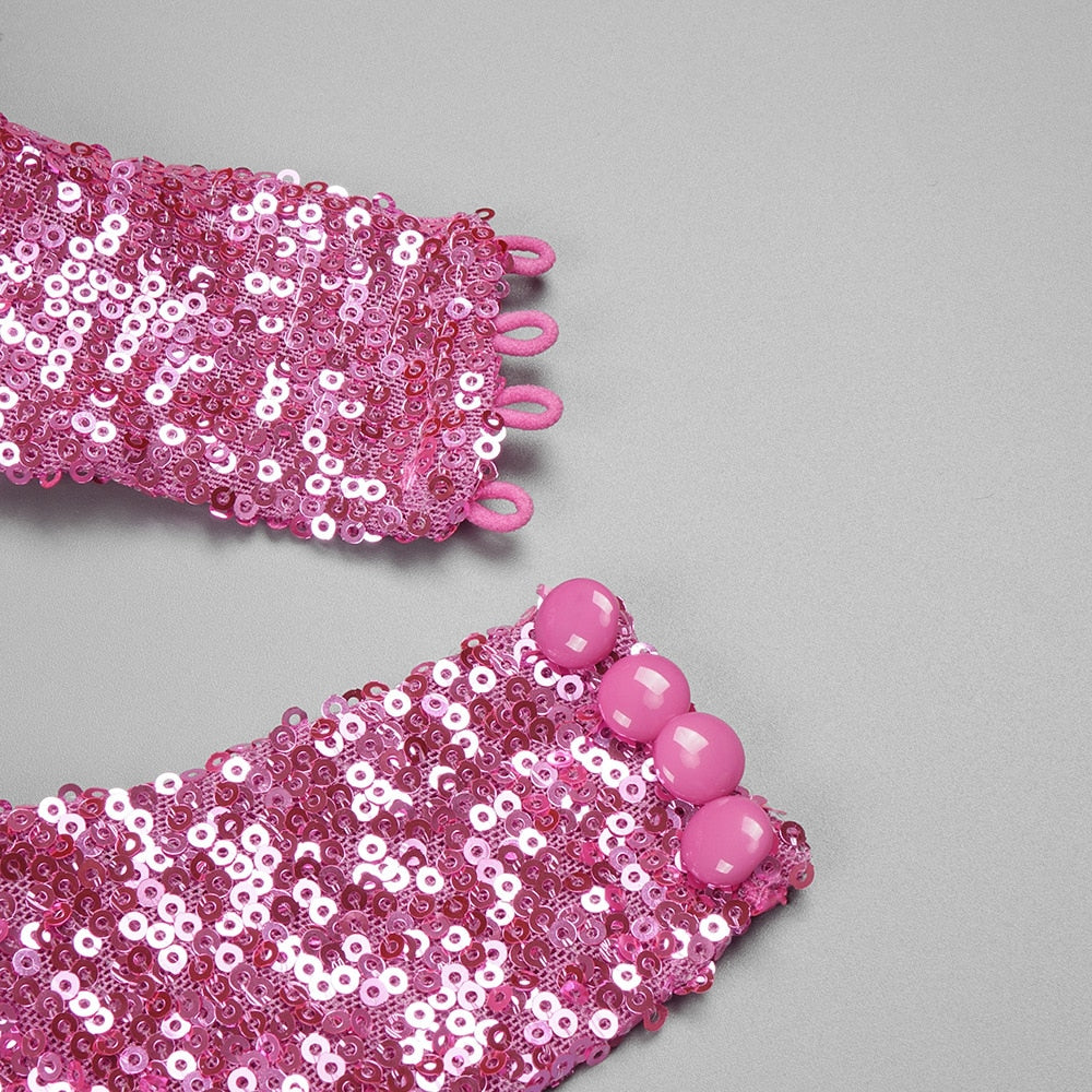 Barbie Designer Sequin Dress Threads & Bond