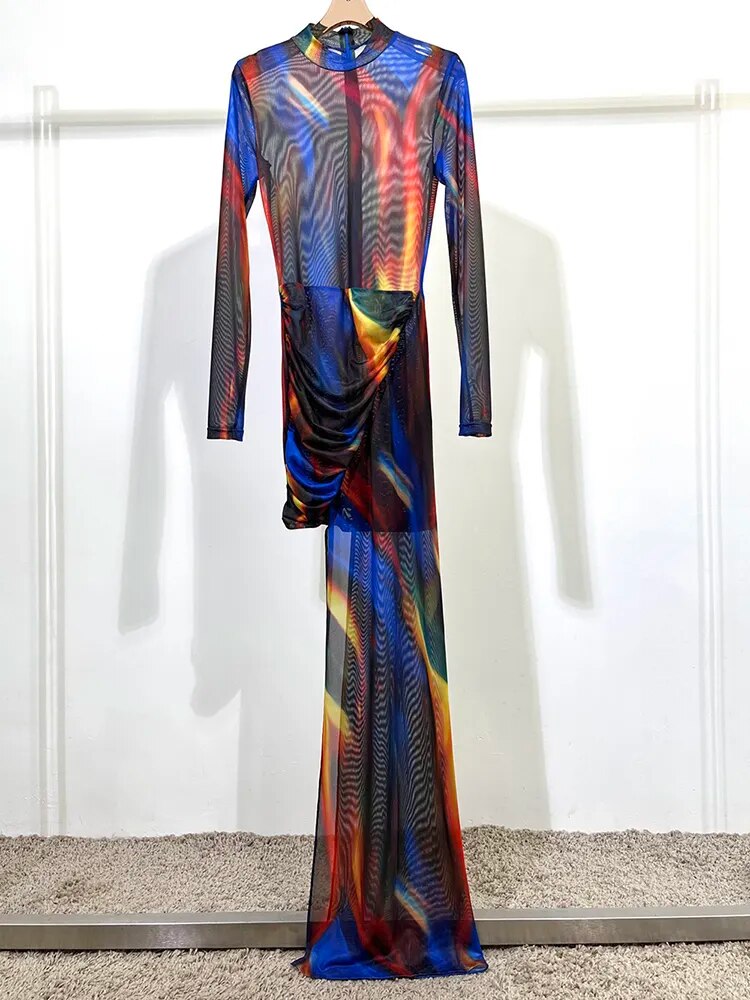 Galaxy Turtleneck Dress Threads & Bond