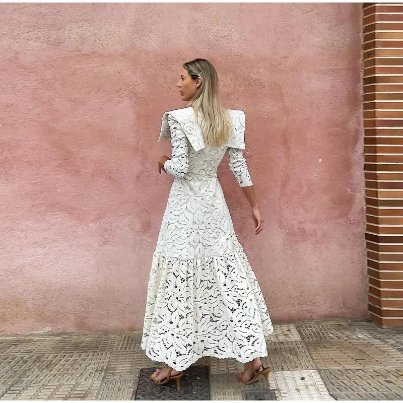 Spring lace Dress Threads & Bond