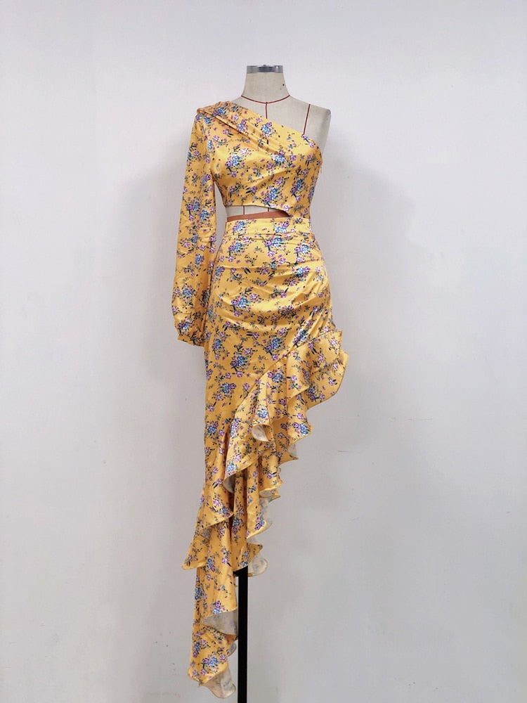Sexy Slant Dress Threads & Bond