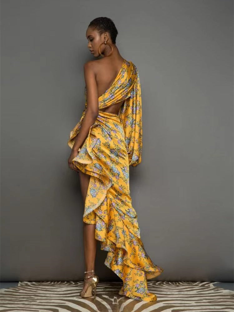 Sexy Slant Dress Threads & Bond