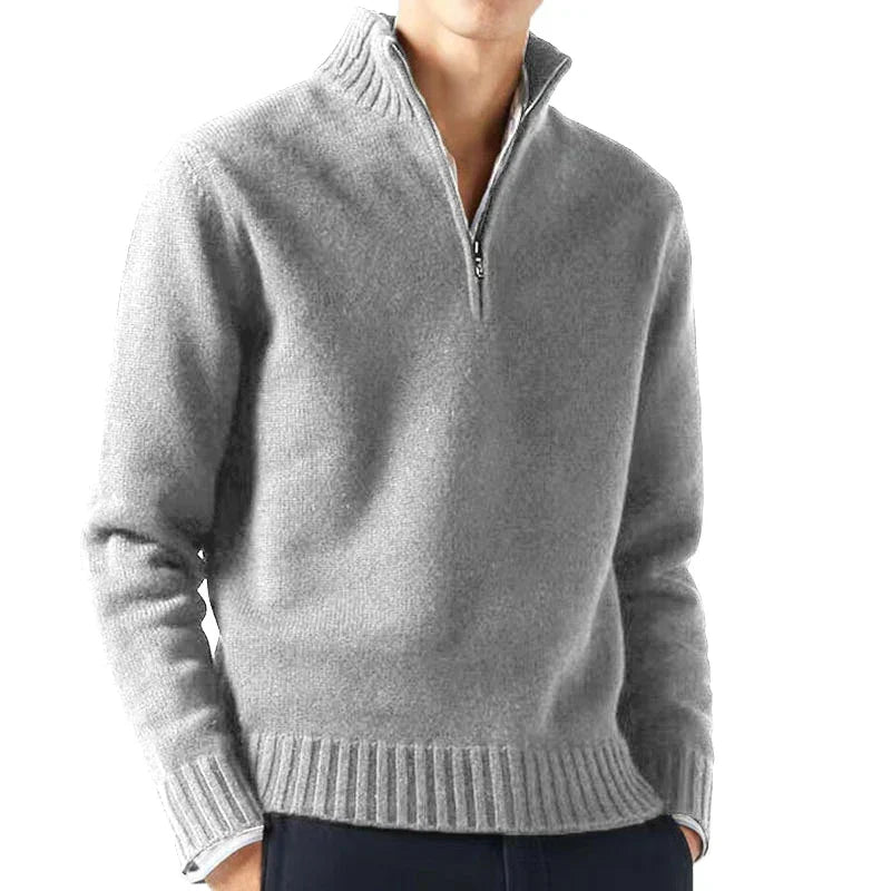 JOSHUA - COMFORTABLE ZIP-UP SWEATER