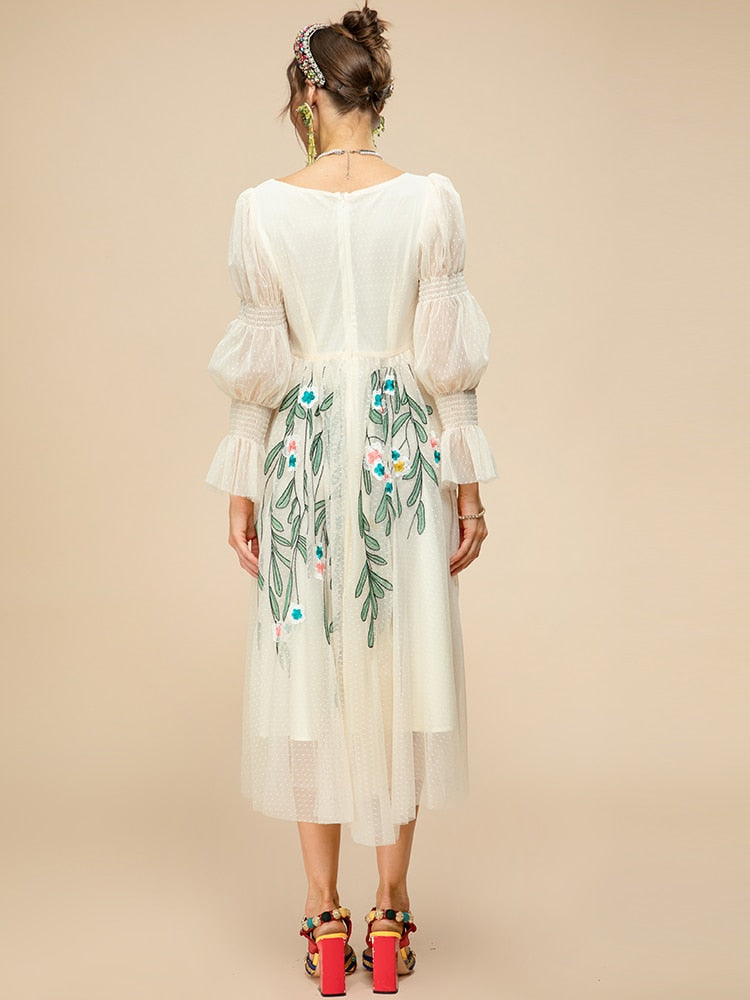 Swan Midi Dress Threads & Bond