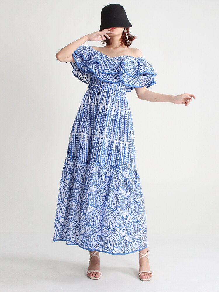 Victoria Cotton Dress Threads & Bond