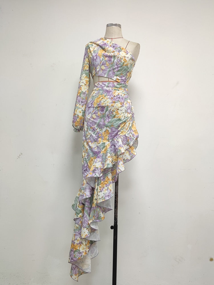 Sexy Slant Dress Threads & Bond