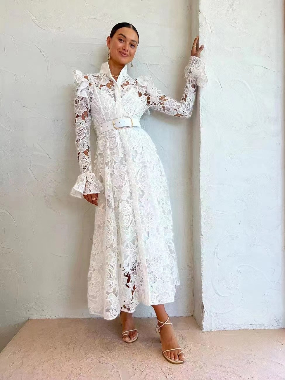 French Lace Dress Threads & Bond