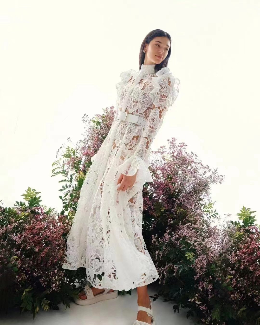 French Lace Dress Threads & Bond