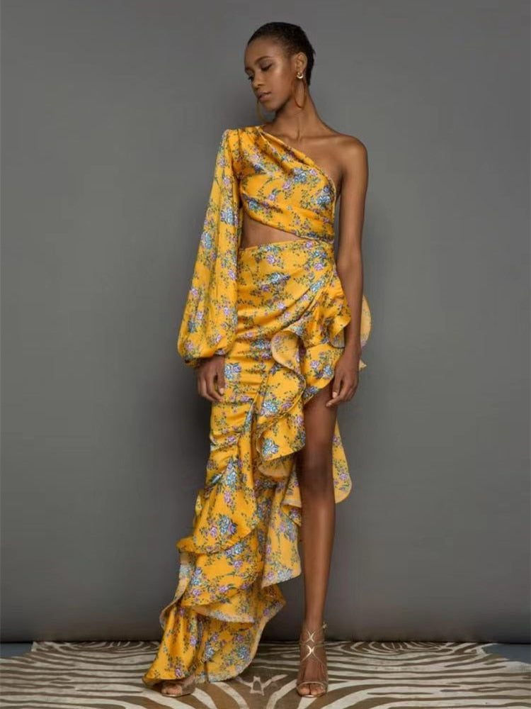 Sexy Slant Dress Threads & Bond
