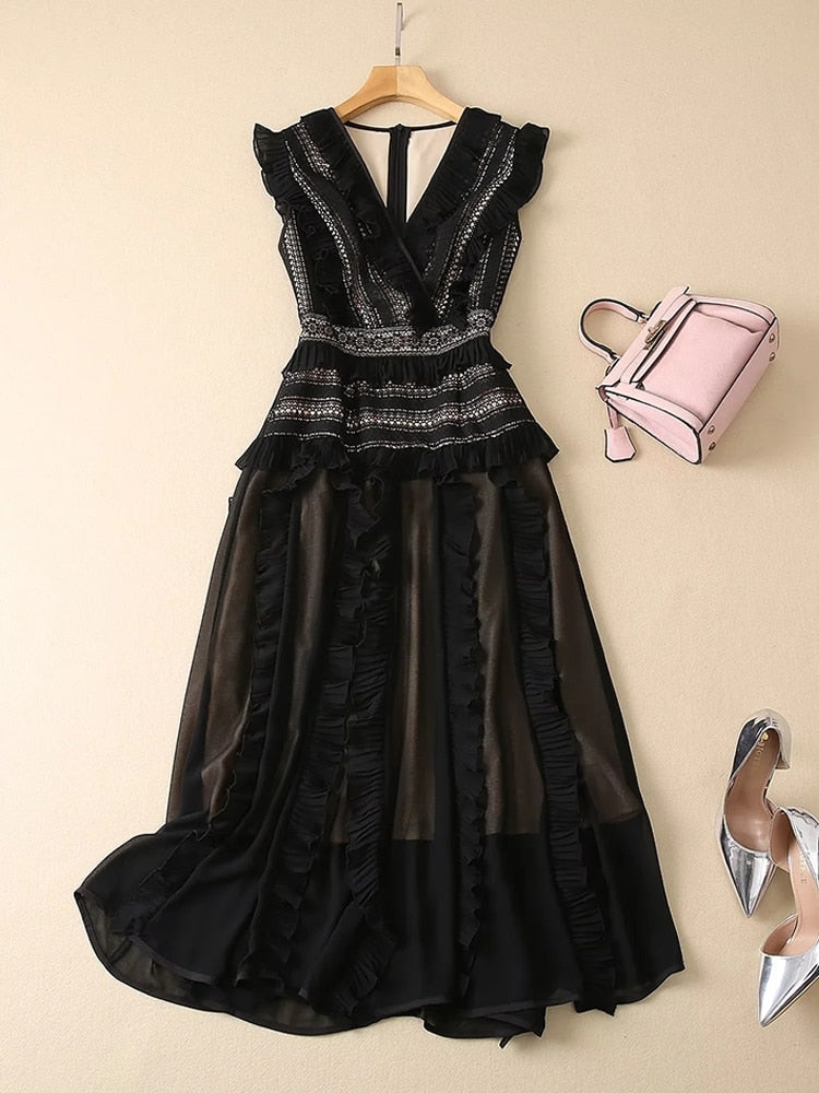 White Elegance Dress Threads & Bond