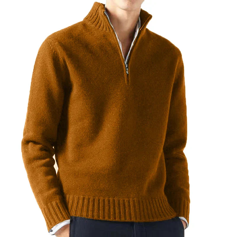 JOSHUA - COMFORTABLE ZIP-UP SWEATER