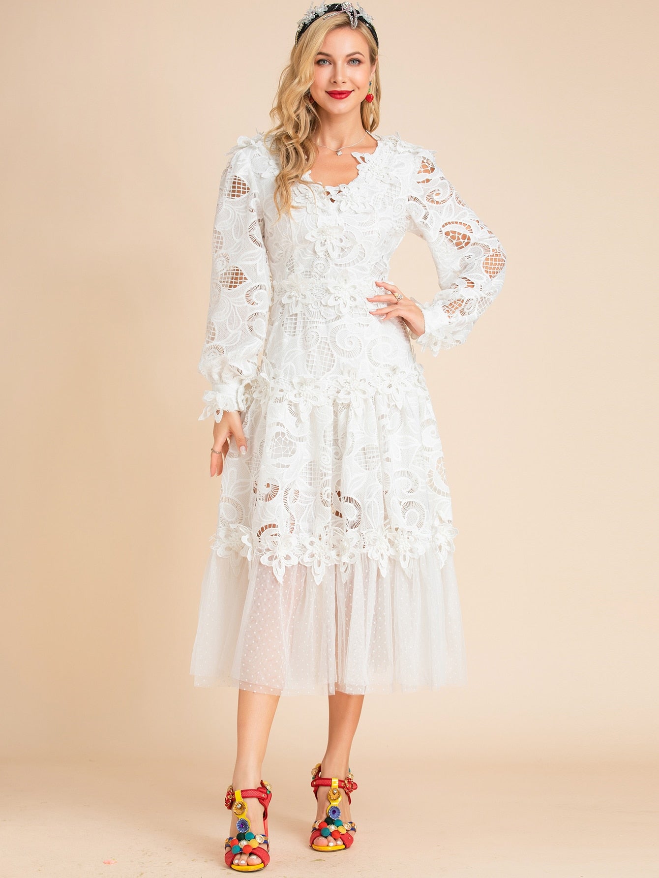 Patricia Vintage Dress Threads & Bond