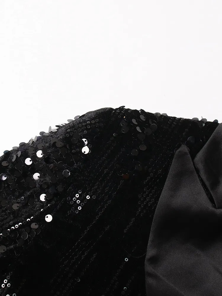 Gorgia Sequin Coat Threads & Bond