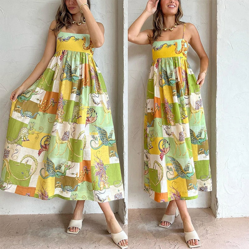 Printi Dress Threads & Bond