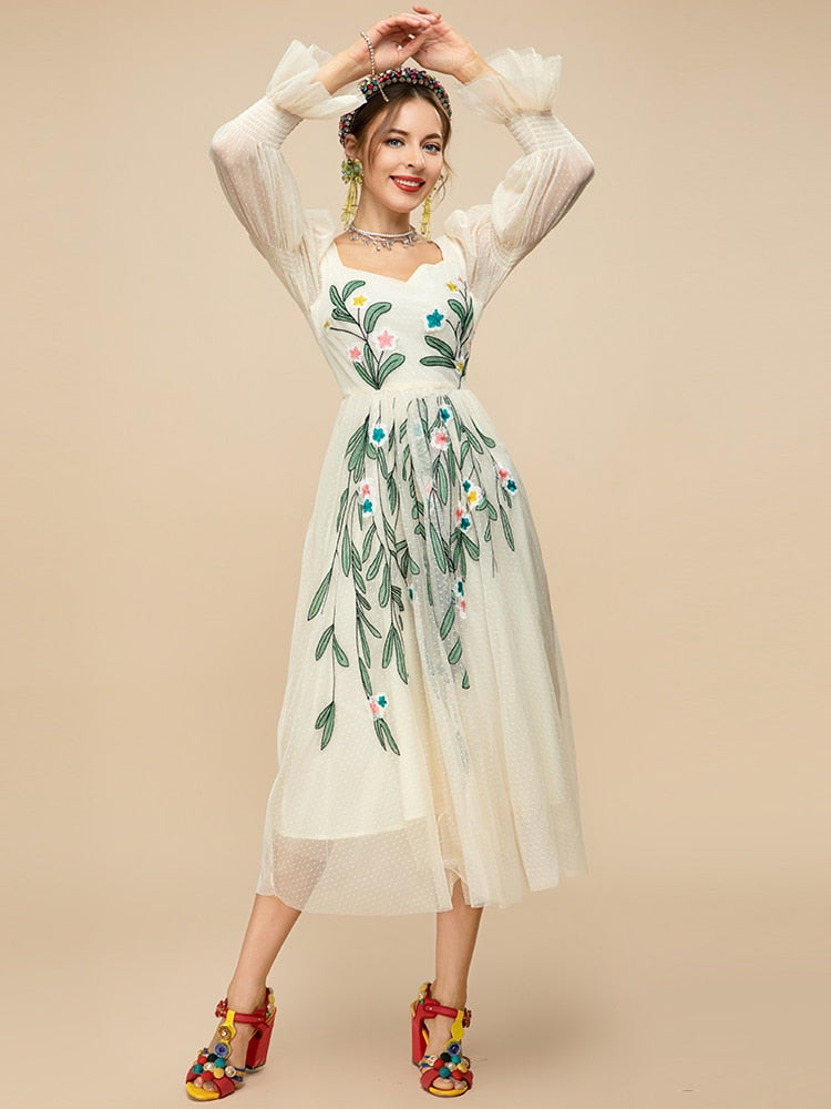 Swan Midi Dress Threads & Bond