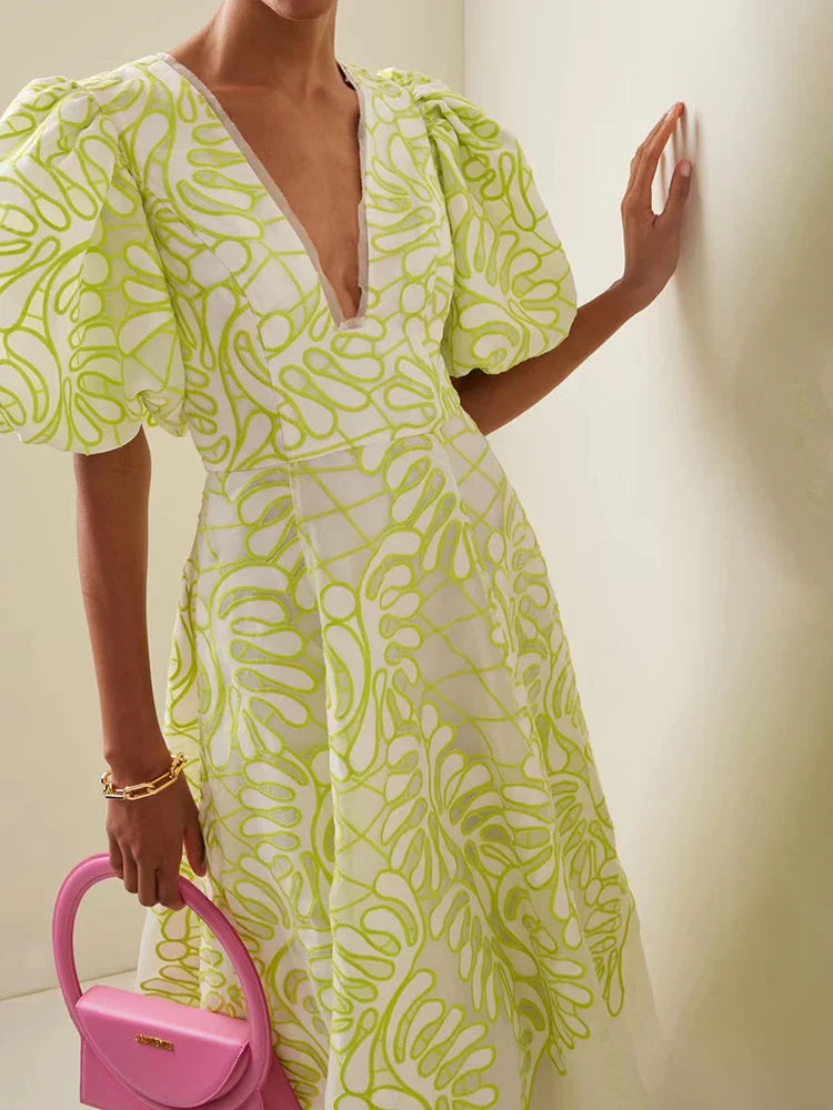 Diona Embroidered Dress - Threads & Bond