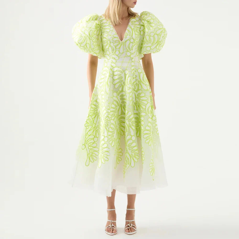 Diona Embroidered Dress - Threads & Bond