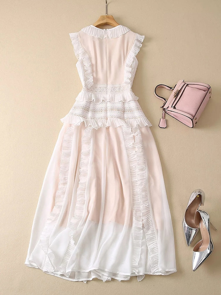 White Elegance Dress Threads & Bond