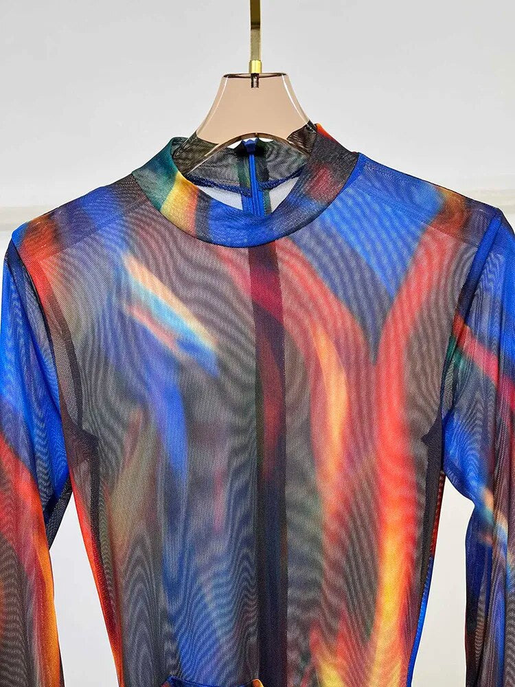 Galaxy Turtleneck Dress Threads & Bond