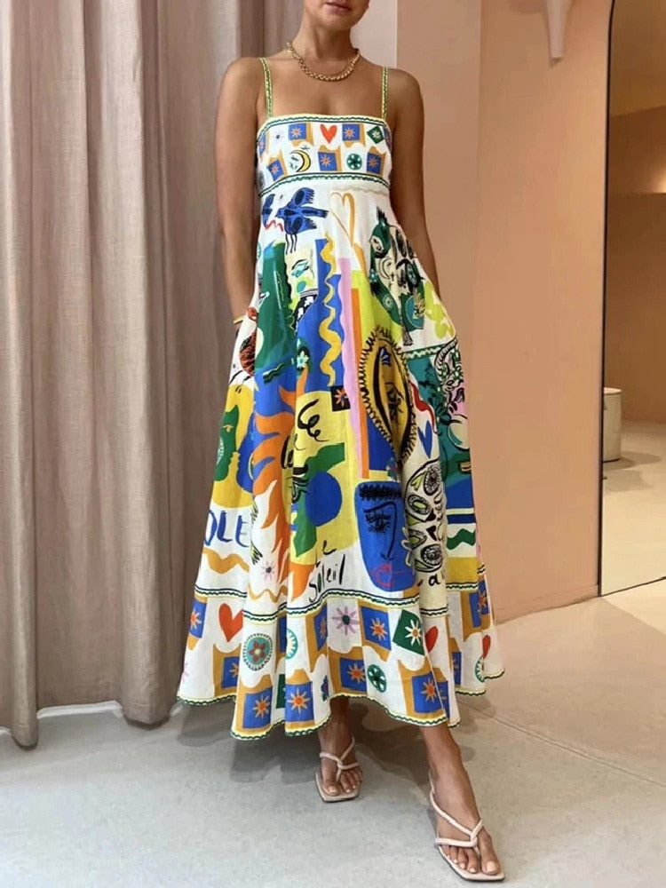 Printi Dress Threads & Bond