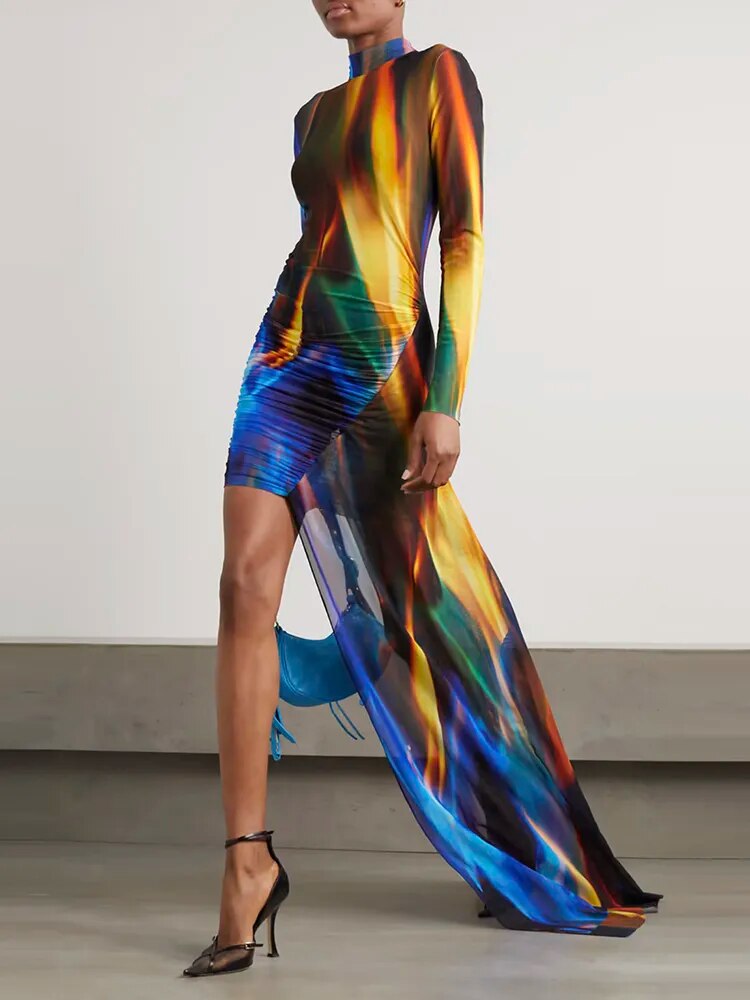 Galaxy Turtleneck Dress Threads & Bond