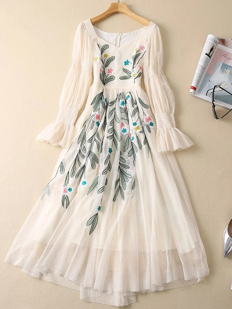 Swan Midi Dress Threads & Bond
