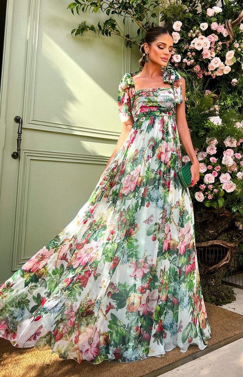 Zoya Chiffon Dress Threads & Bond