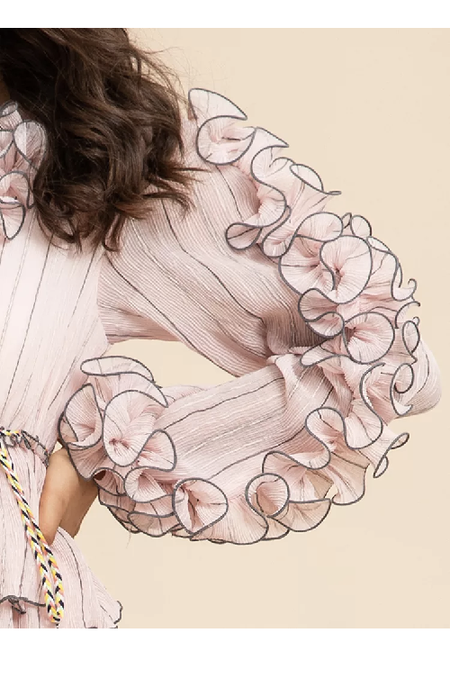Elizabeth Ruffle Dress Threads & Bond