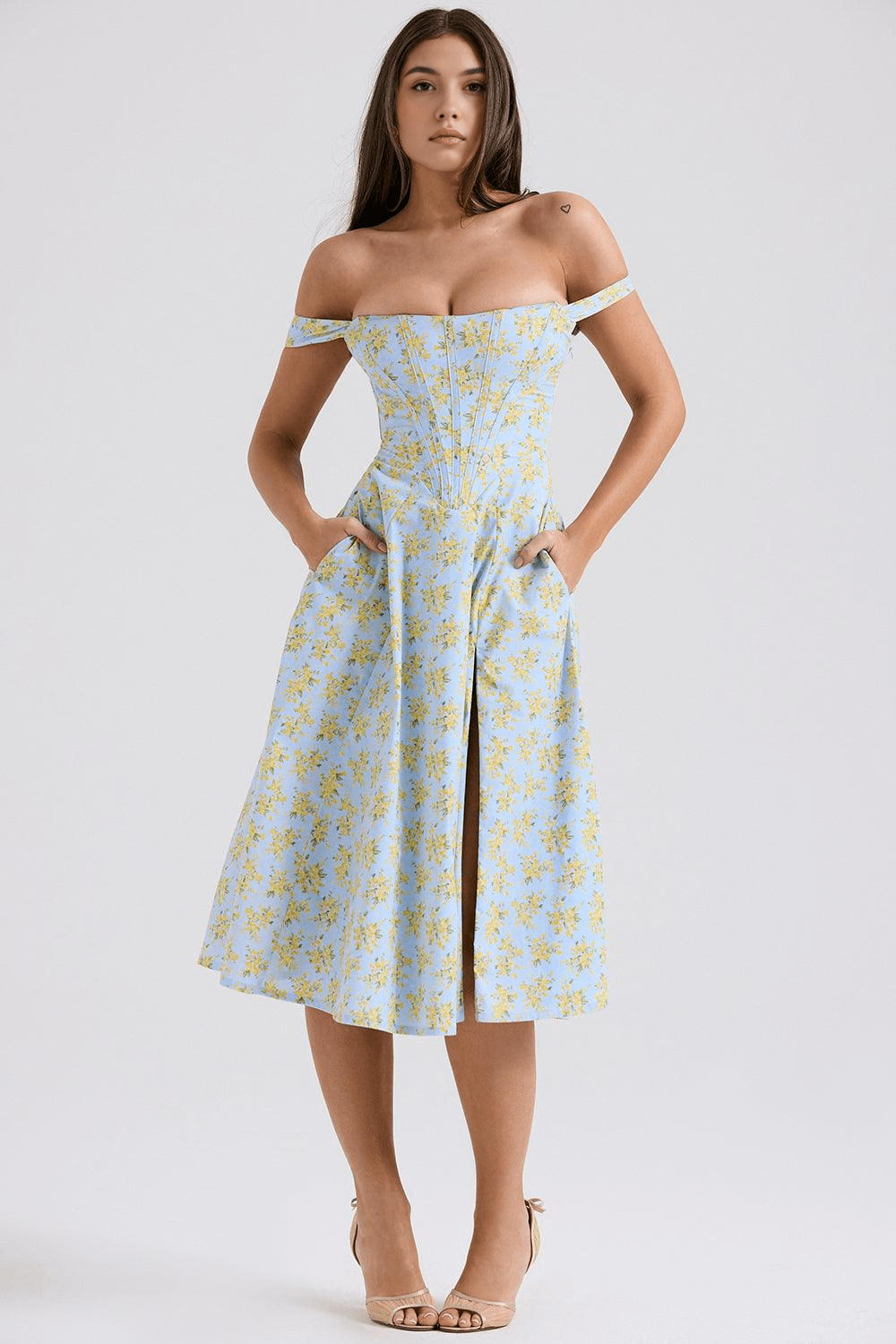 Cecile Bustier Dress