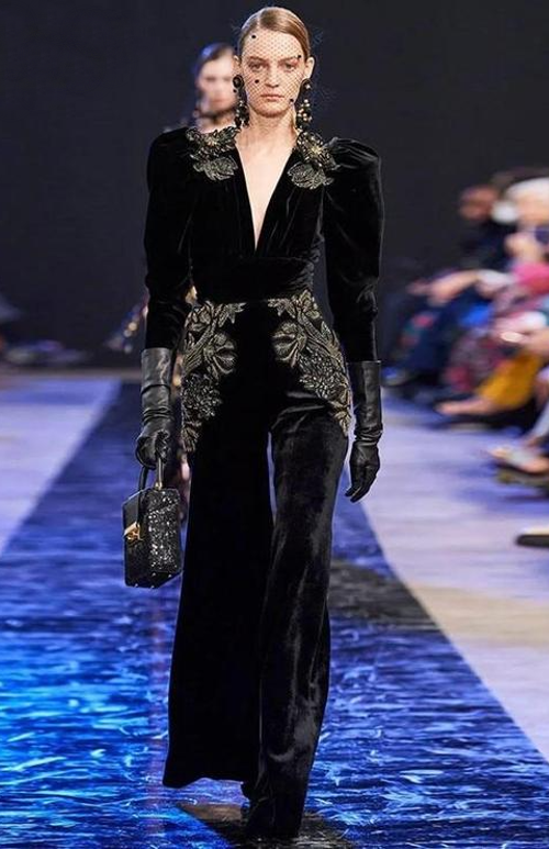 Designer Gold Line Jumpsuit Threads & Bond